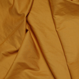Tissu gabardine coton moutarde x 10cm  Pretty Mercerie - Mercerie en ligne 