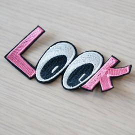 Badge brodé Bulldog