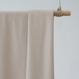 Tissu Jacquard Jardin d'hiver Blanc