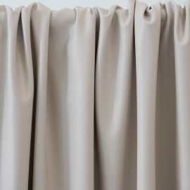 Tissu Jacquard Jardin d'hiver Blanc