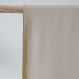 Tissu Jacquard Jardin d'hiver Blanc