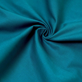 achat Tissu gabardine bleu canard - pretty mercerie - mercerie en ligne