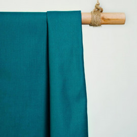 achat Tissu gabardine bleu canard - pretty mercerie - mercerie en ligne
