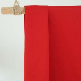achat Tissu gabardine rouge  - pretty mercerie - mercerie en ligne
