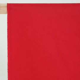 achat Tissu gabardine rouge  - pretty mercerie - mercerie en ligne
