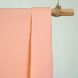 achat Tissu gabardine rose corail pastel - pretty mercerie - mercerie en ligne