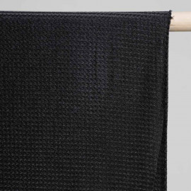 achat TISSU MAILLOT DE BAIN CHEVRON noir - Pretty Mercerie - mercerie en ligne