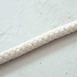 achat Corde de Coton Tressé crème - pretty mercerie - mercerie en ligne