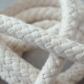 achat Corde de Coton Tressé crème - pretty mercerie - mercerie en ligne