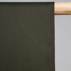achat Tissu gabardine vert kaki  - pretty mercerie - mercerie en ligne