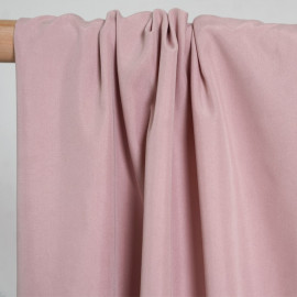 achat Tissu modal rose vieilli effet peau de pêche - pretty mercerie - mercerie en ligne