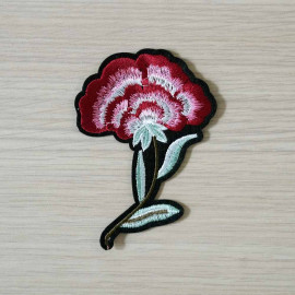 achat Badge brodé motif Fleurs des champs  - pretty mercerie - mercerie en ligne