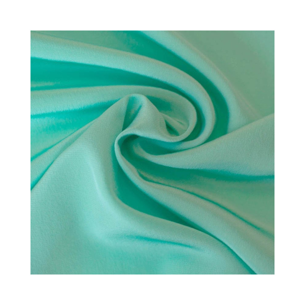 achat tissu 100 % soie crêpe de chine lucite green - pretty mercerie - mercerie en ligne