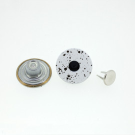 Bouton Jeans Effet peinture