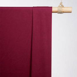 achat tissu jersey bambou sangria - pretty mercerie - mercerie en ligne