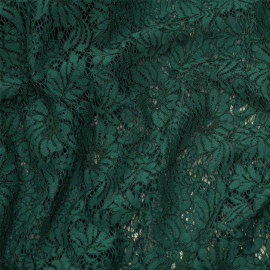 Tissu Jacquard Jardin d'hiver Blanc