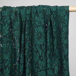 Tissu Jacquard Jardin d'hiver Blanc