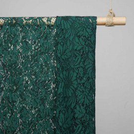 Tissu Jacquard Jardin d'hiver Blanc