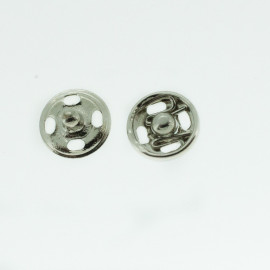 Boutons pressions nickelé 5 mm
