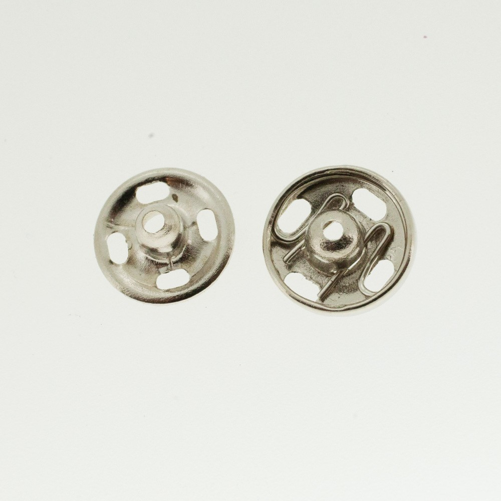 Boutons pressions nickelé 9 mm