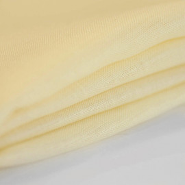 tissu lin jaune pastel - mercerie en ligne - pretty mercerie