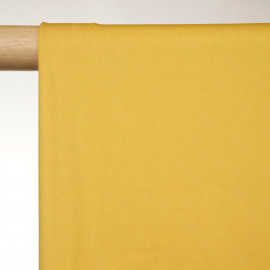 Tissu maillot de bain ocre - pretty mercerie - mercerie en ligne