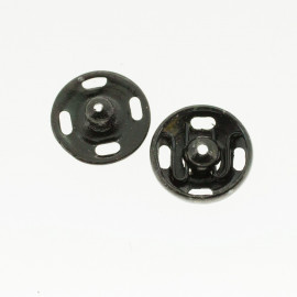 Boutons pressions noir 11 mm