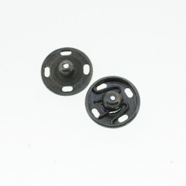 Boutons pressions noir 13 mm