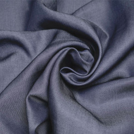Tissu tencel effet denim bleu gris - pretty mercerie - mercerie en ligne