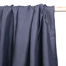 Tissu tencel effet denim bleu gris - pretty mercerie - mercerie en ligne