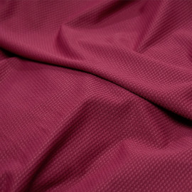 Tissu maillot de bain nid d'abeille beaujolais - mercerie en ligne - pretty mercerie