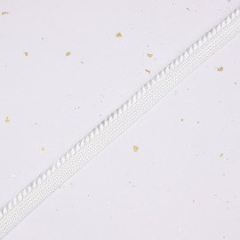 Rubans tissé graphique rose & noir