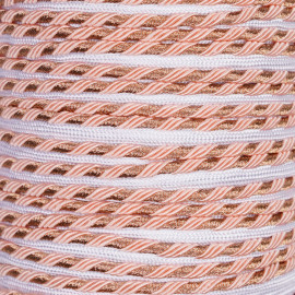 Rubans tissé graphique rose & noir