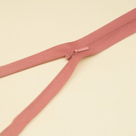 Fermeture éclair invisible non-séparable blanche 25 cm