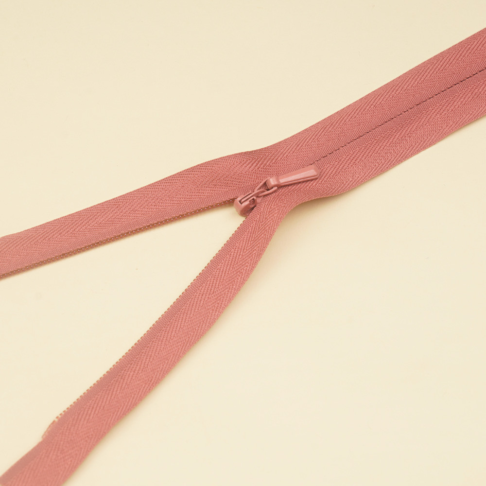 Fermeture éclair invisible non-séparable blanche 25 cm