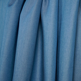 Tissu tencel effet denim bleu allure - pretty mercerie - mercerie en ligne