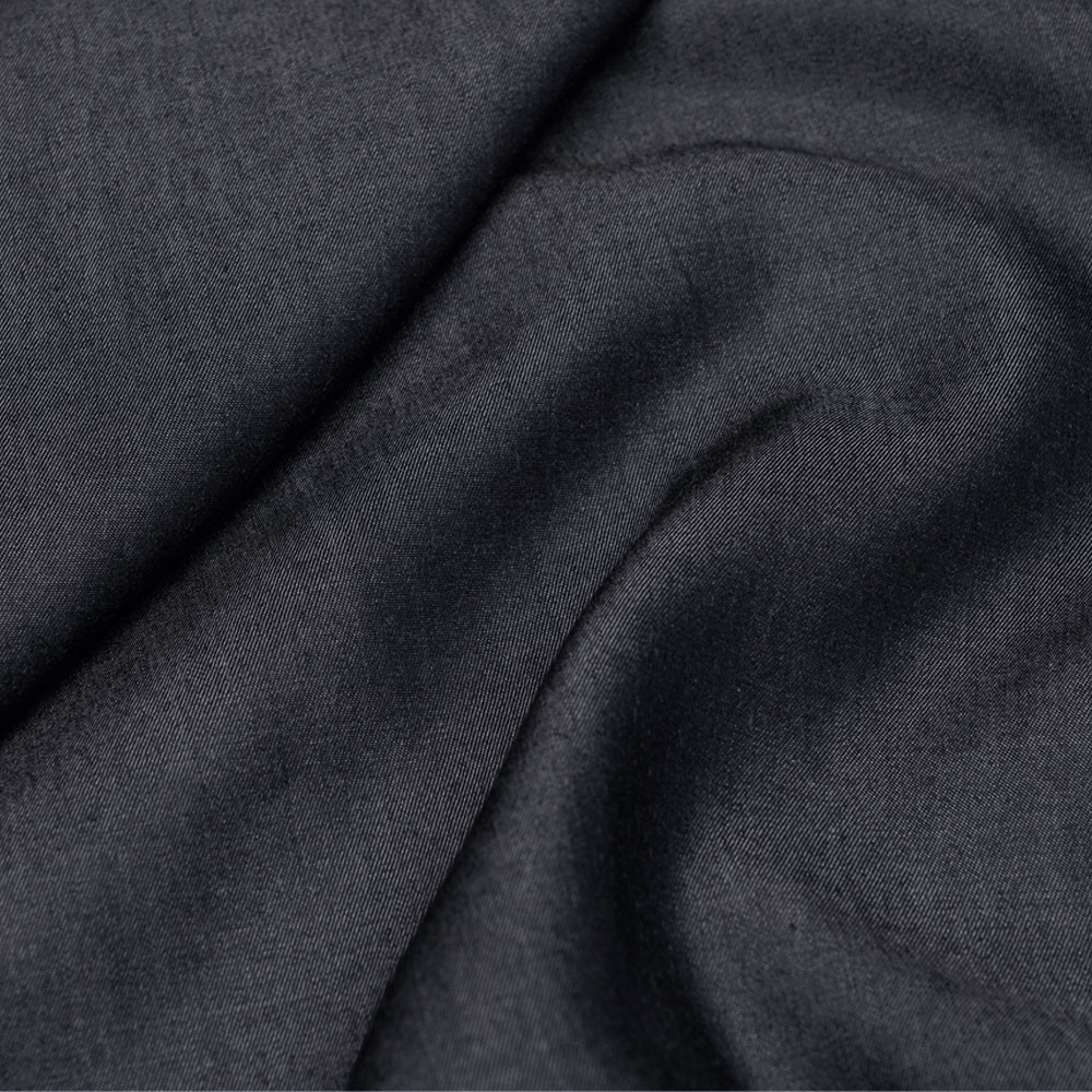 Tissu tencel effet denim bleu nuit - pretty mercerie - mercerie en ligne