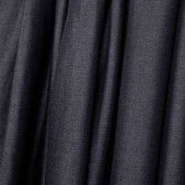 Tissu tencel effet denim bleu nuit - pretty mercerie - mercerie en ligne